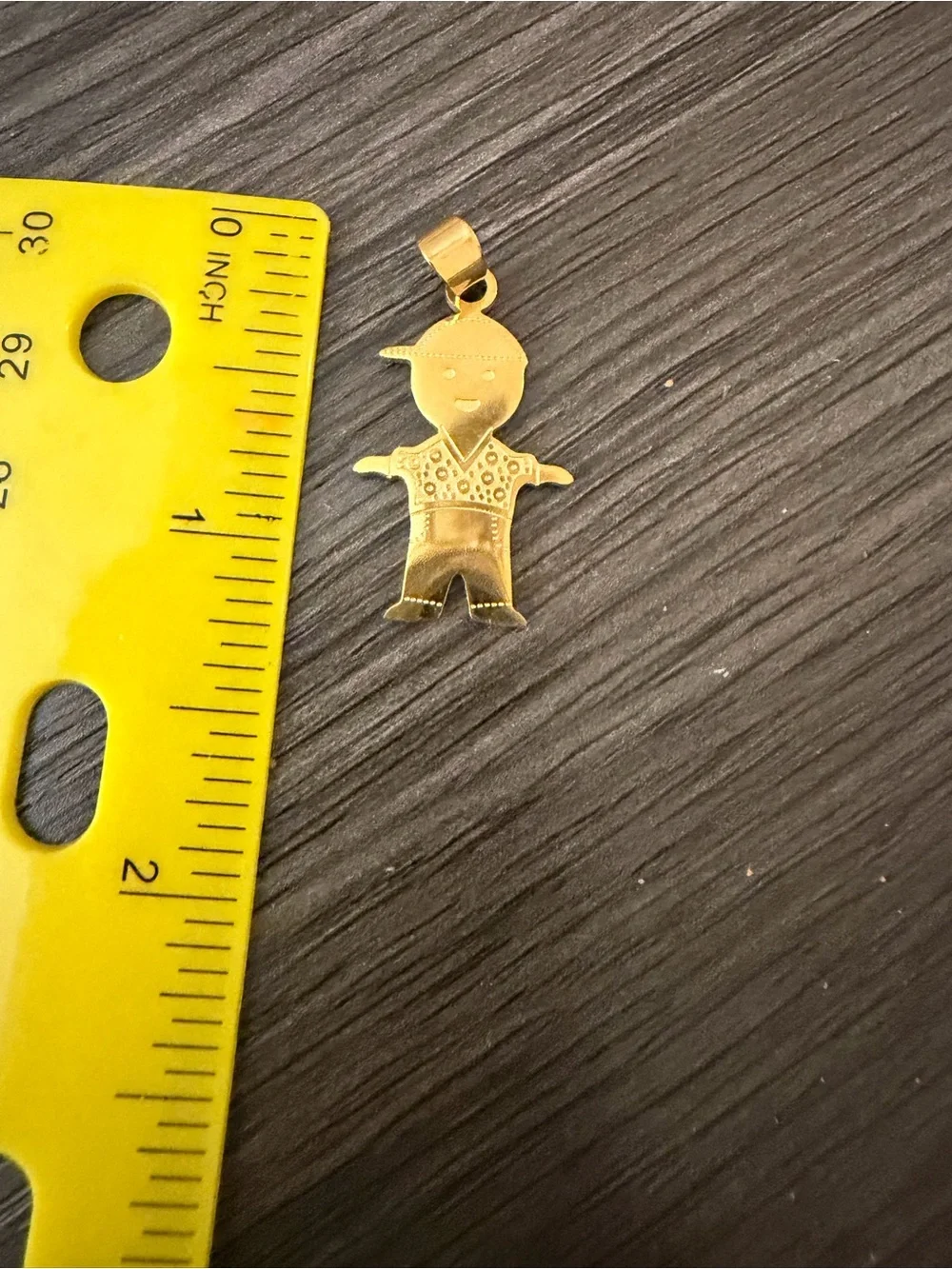 Stainless steel Kids Boy Pendant Charm - Cute Boy Figure